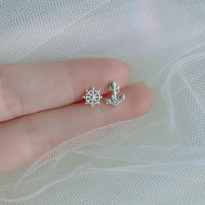 Anchor Female Simple And Popular Geometric Earrings