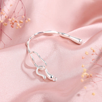 Sterling Sier Branch Half Small Pearl Bracelets