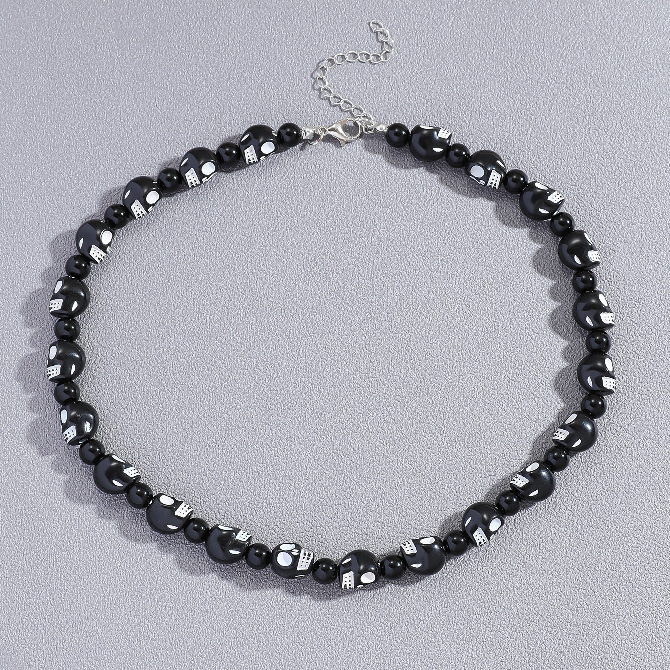 Men's Trend Punk Hip Hop Black And Necklaces