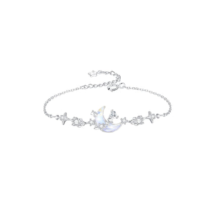 Star River Falling Dream Diamond Moon Bracelets