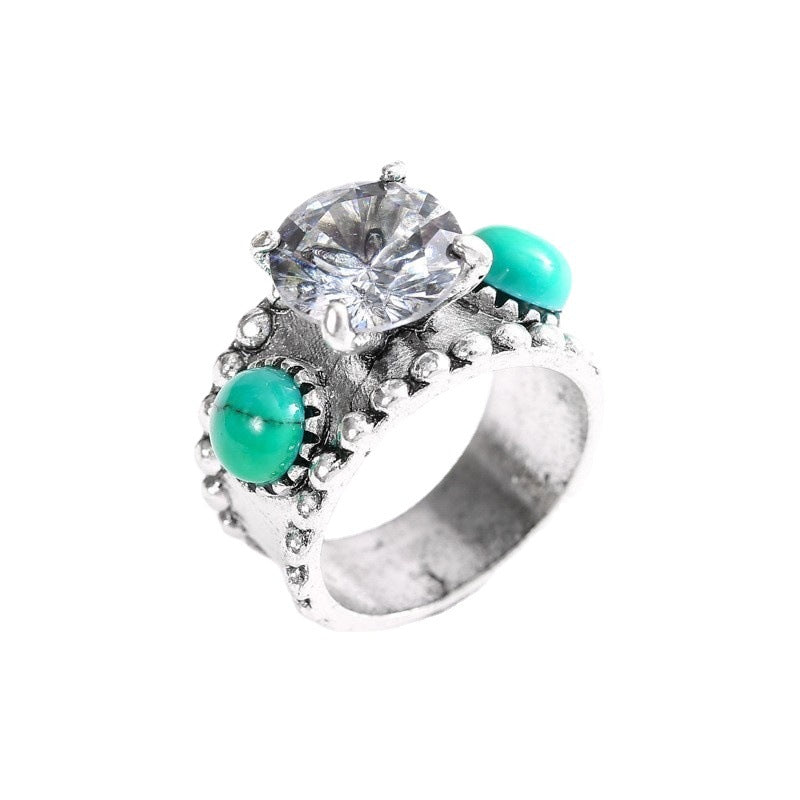 Women's & Men's & Vintage Turquoise Bridal Wedding Engagement Rings