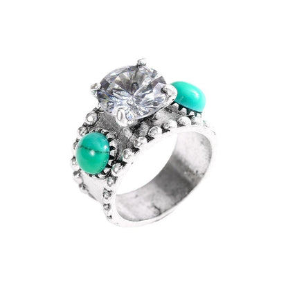 Women's & Men's & Vintage Turquoise Bridal Wedding Engagement Rings
