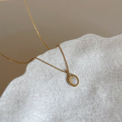 Women's Opal Pendant For Design Simple Personalized Temperament Necklaces