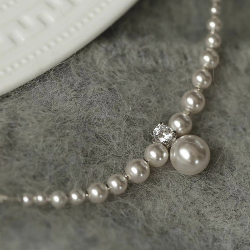 Women's Pieces Of Sier French Elegant High-grade Necklaces