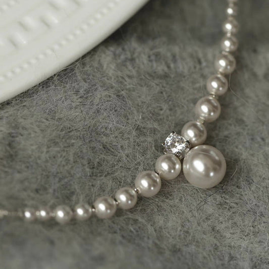 Women's Pieces Of Sier French Elegant High-grade Necklaces