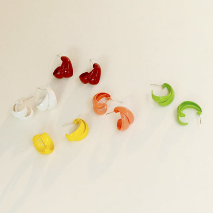 Needle Dopamine Country Simple Graceful Ear Earrings