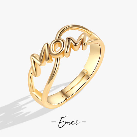Ornament Mother's Day Gift Birthday Open-end Rings