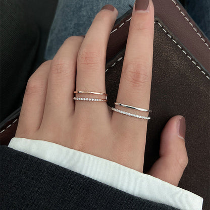 Female Cold Style Fashion Personality Dual Rings