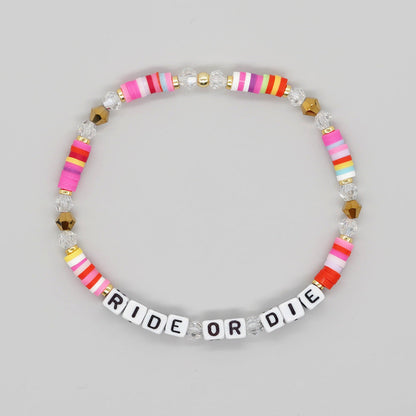 Beads Colorful Polymer Clay Crystal Handmade Bracelets