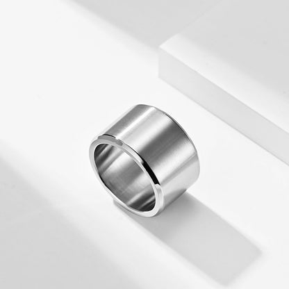 Men's Hip Hop Stainless Steel Gold Plated Rings