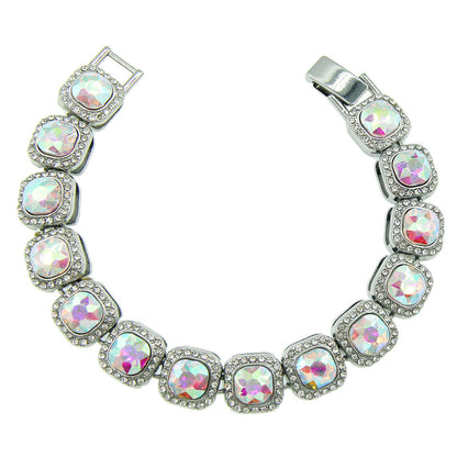 Men's Hop Domineering Square Round Diamond Creative Hipster Bracelets