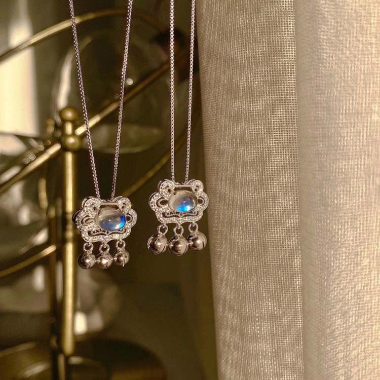 Safety Lock Sier Long Life Moonstone Bracelets