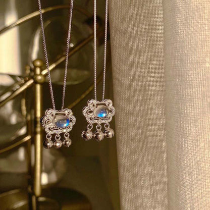 Safety Lock Sier Long Life Moonstone Bracelets