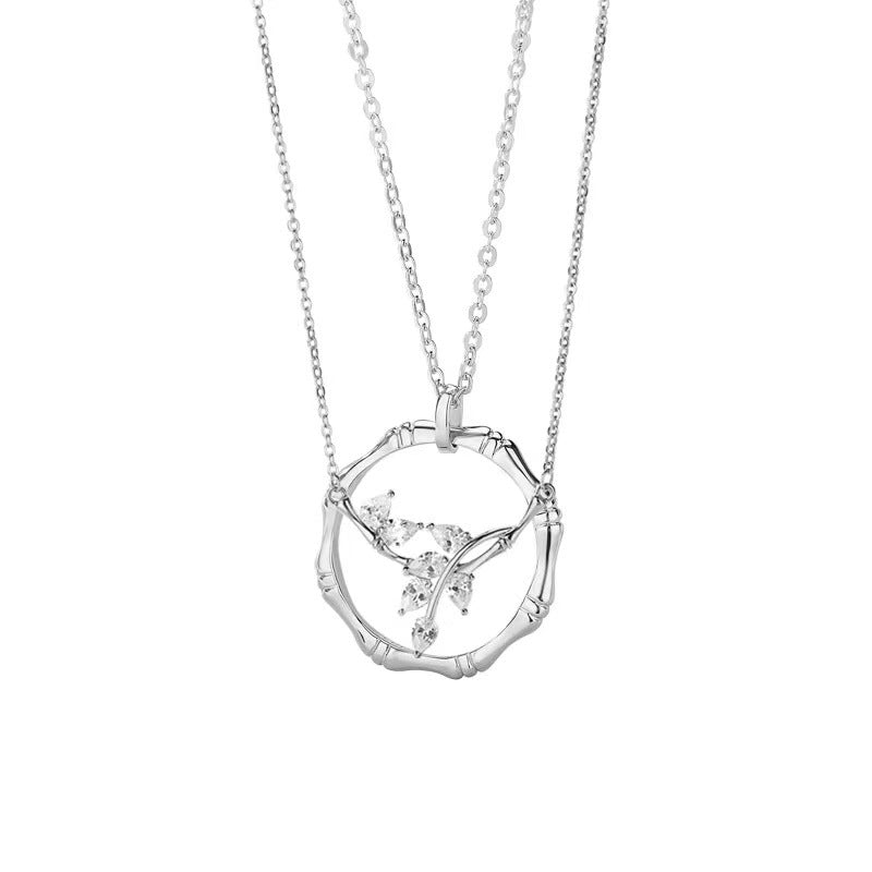 Women's & Men's Couple And One Pair Light Luxury Necklaces