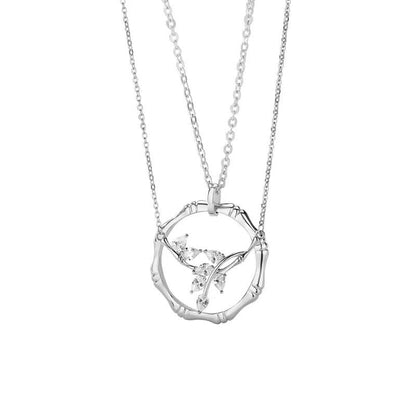 Women's & Men's Couple And One Pair Light Luxury Necklaces