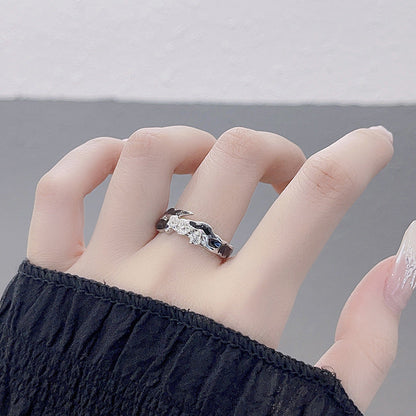 Women's & Men's & And Cold Wind Personality Sterling Sier Rings