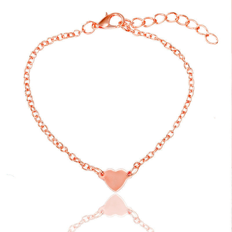 Simple Sexy Heart Shaped Love Peach Bracelets