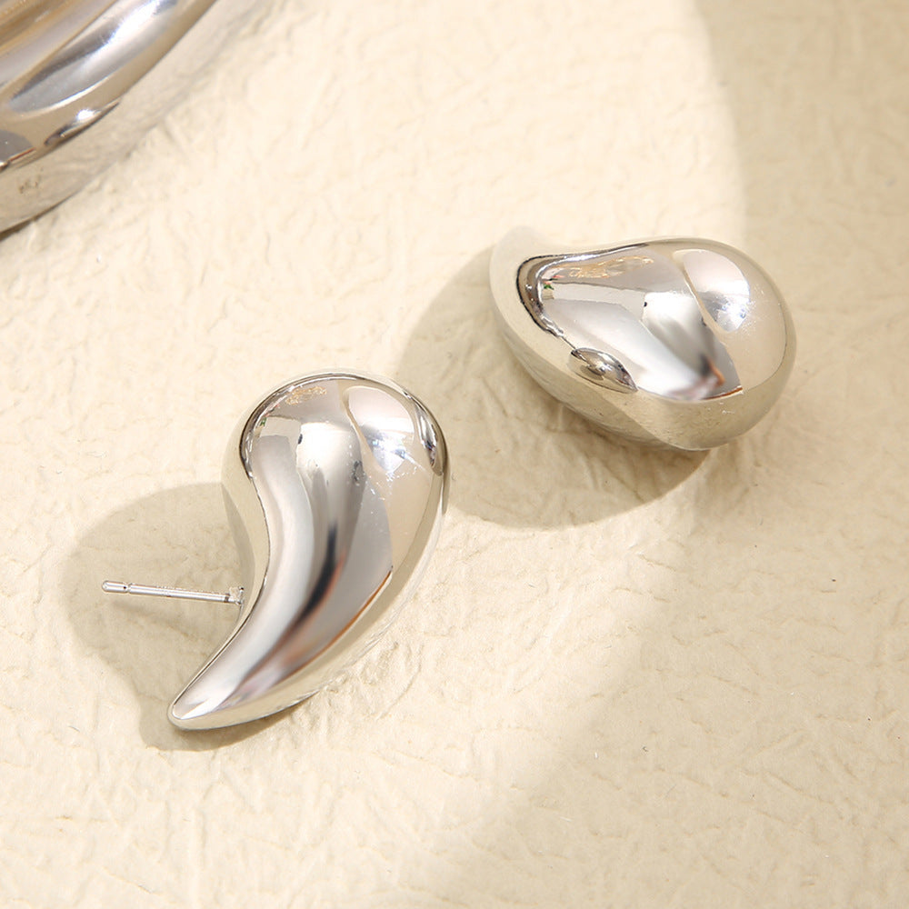 Drop-shaped High-grade Melon Seed Fashion Simple Earrings