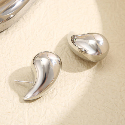Drop-shaped High-grade Melon Seed Fashion Simple Earrings