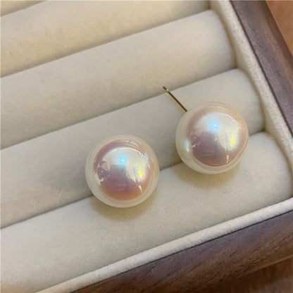 Dazzling Pearl Mosquito Coil Ear Clip Earrings