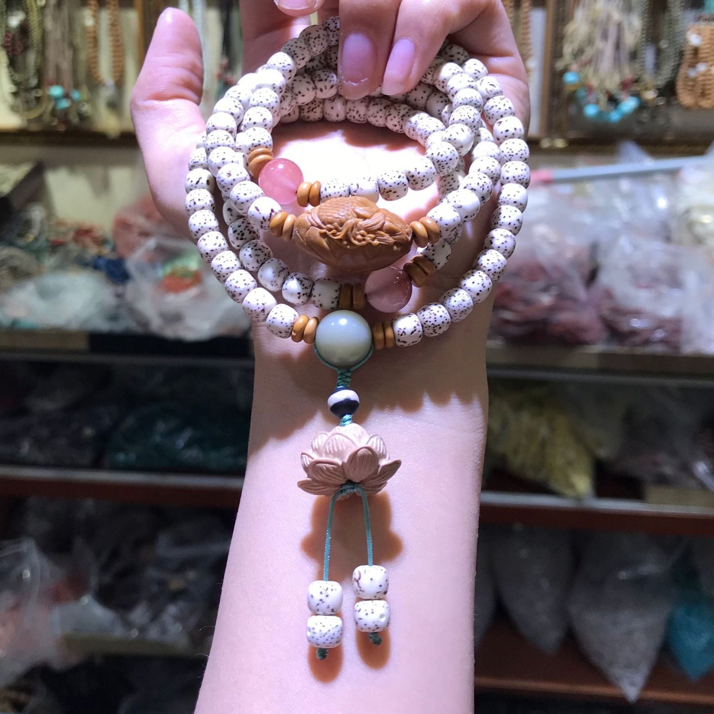 Gold Seed Bodhi Ethnic Style Cultural Artifact Bracelets