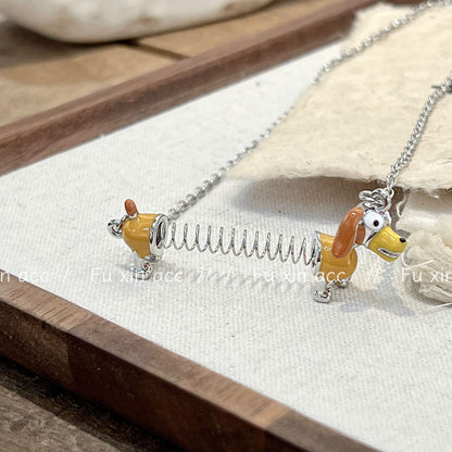 Children's Puppy Female Small And Beautiful Clavicle Necklaces