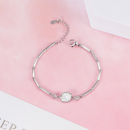 Quilt Female Fashion Light Luxury Minority Design High Sense Bracelets