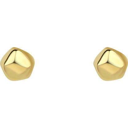 Women's Ball Irregular Sier Pin Cold Style Earrings