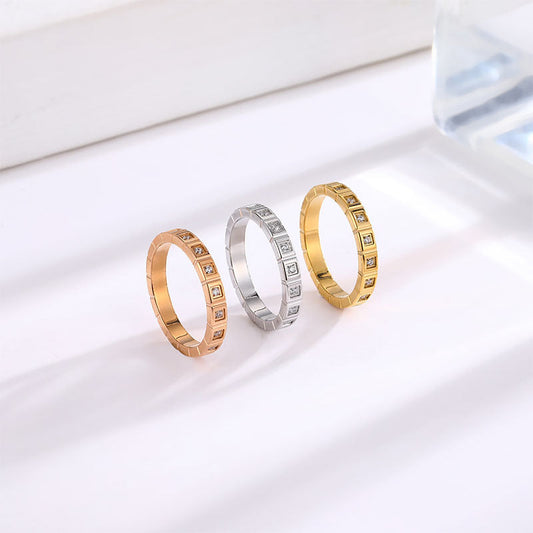 Gang Drill Titanium Steel Female Niche Rings