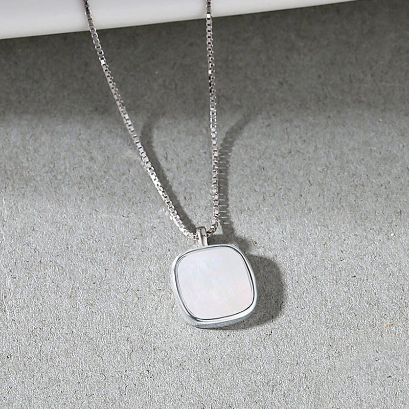 Women's Gold-plated Square Fritillary Lucky Clavicle Chain Simple Necklaces