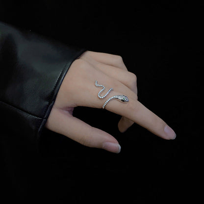 Women's Zircon Dark Cold Style Index Finger Fashion Rings