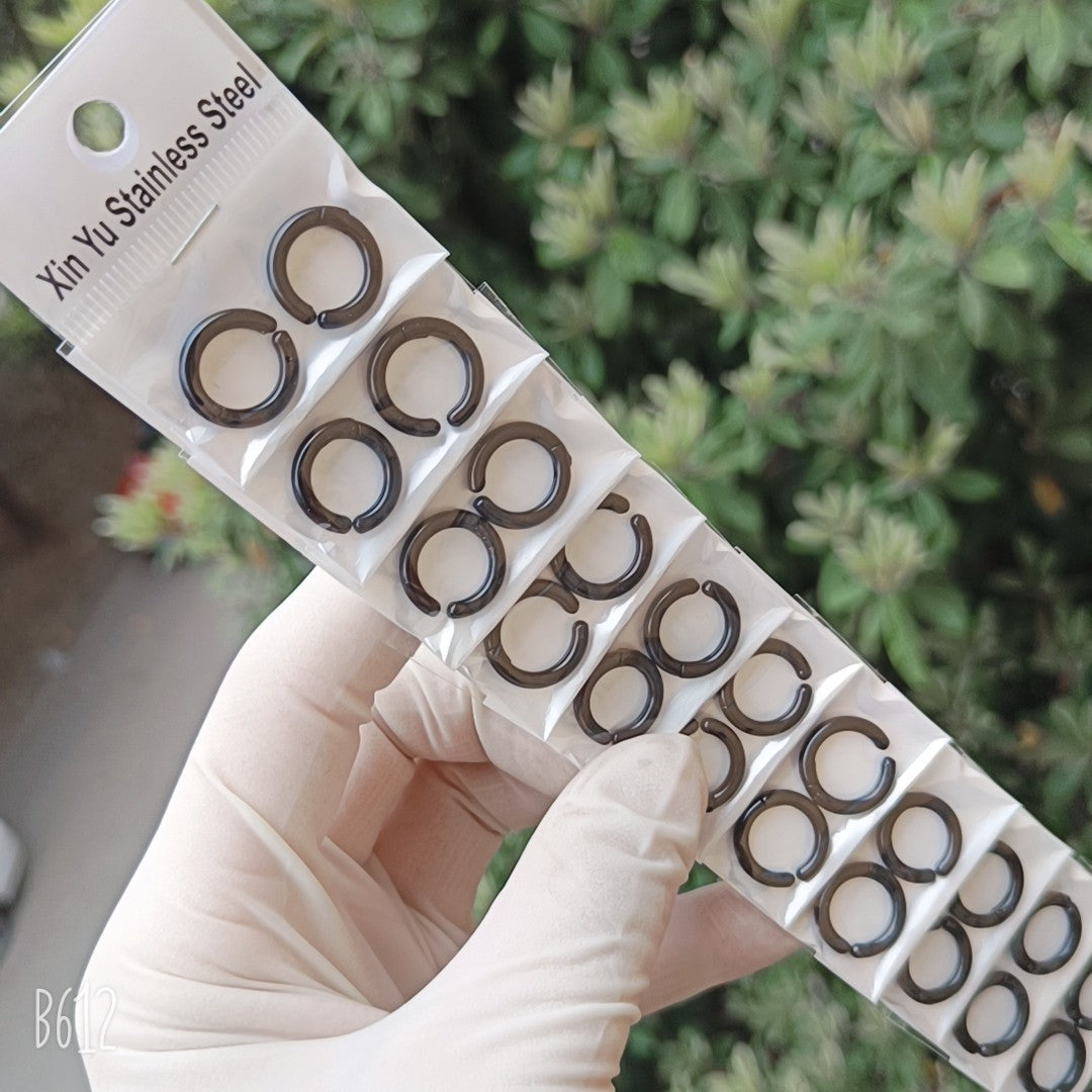 Thick Titanium Steel Hipster Accessories Versatile Earrings