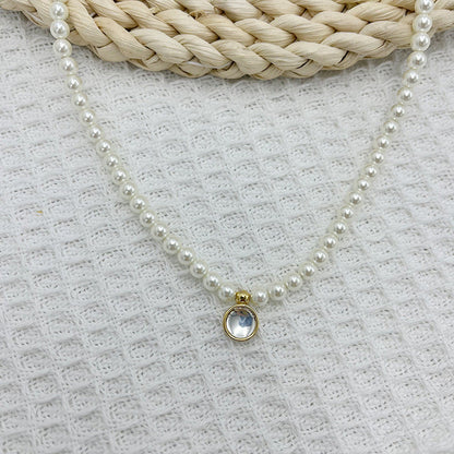 Women's Design Clavicle Chain Birthstone Lucky Stone Necklaces