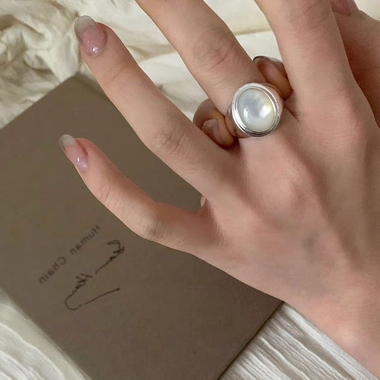 And Personalized Opal Metal Suit Female Rings