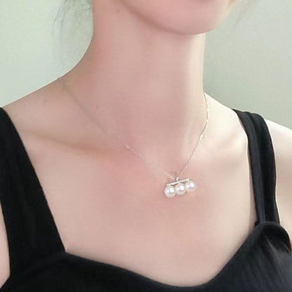 Fashion Freshwater Pearl Simple Accessories Balance Necklaces