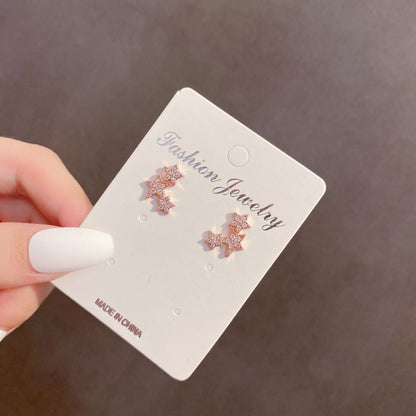 Female Simple Graceful Metal Quality Street Earrings