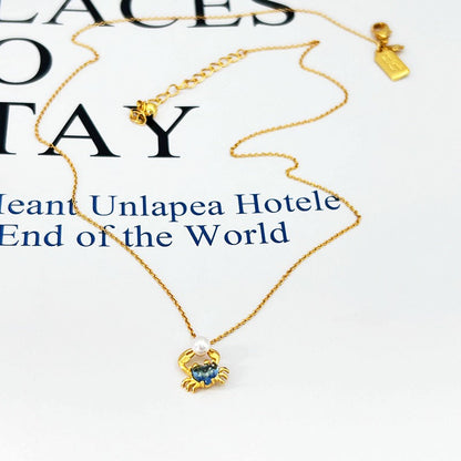 Women's Vintage Crab Pearl Light Luxury High Necklaces