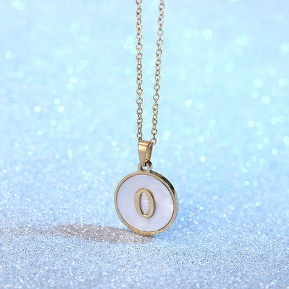 Stainless Steel Female Pendant Ornament Small Necklaces