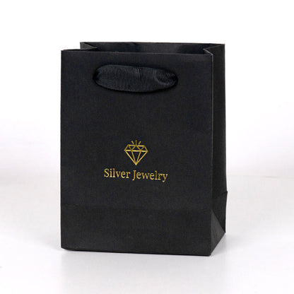 Bao Packing Box Handbag Sier Polishing Cloth Earrings