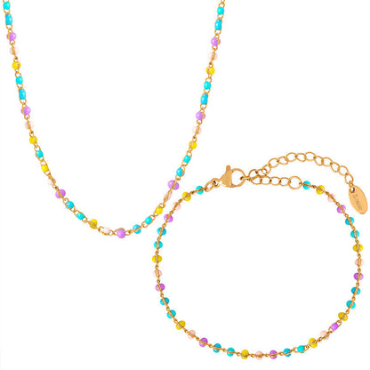Women's High Sense Simple Handmade Beaded Bead Necklaces