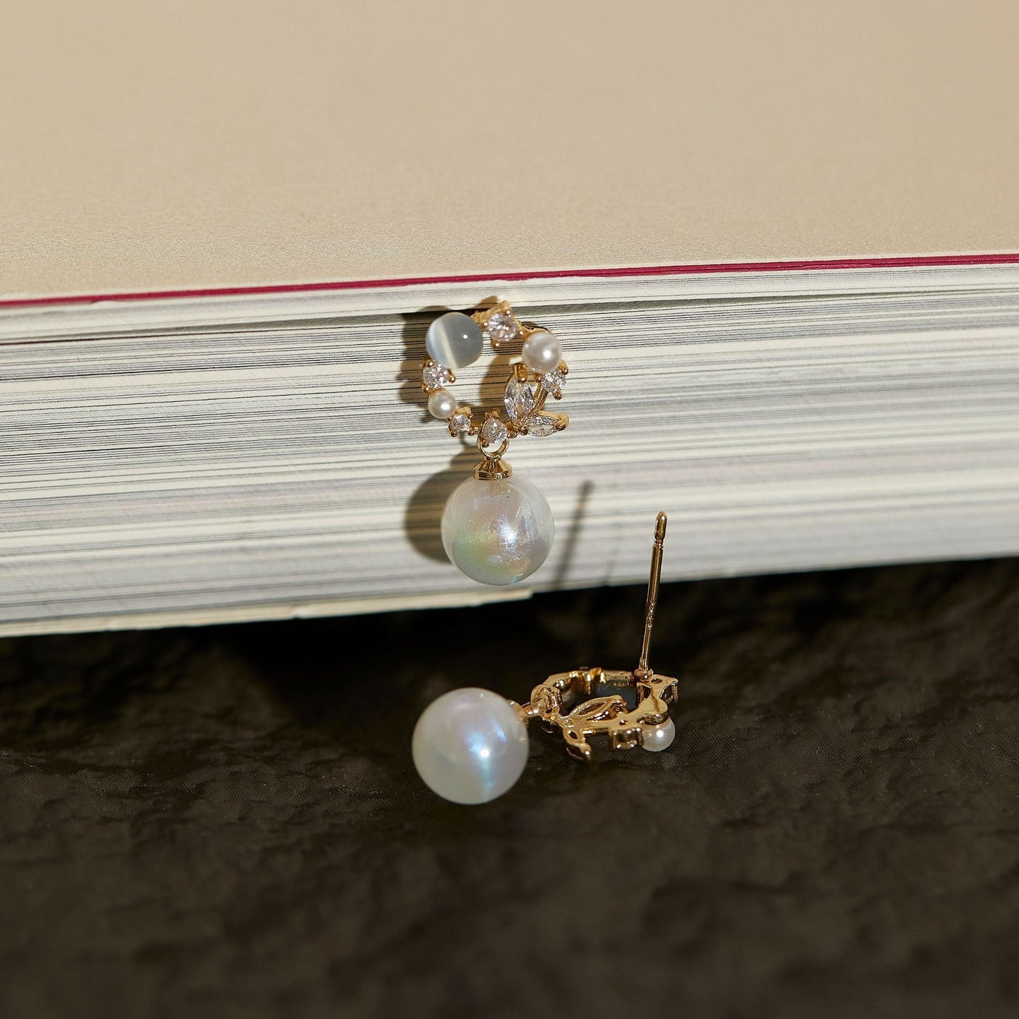 Legend Garland Dream Pearl Pendant Integrated Mosquito Coil Earrings