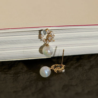 Legend Garland Dream Pearl Pendant Integrated Mosquito Coil Earrings