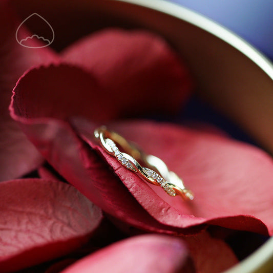 Sterling Sier Gold-plated Female Fresh Simple Rings