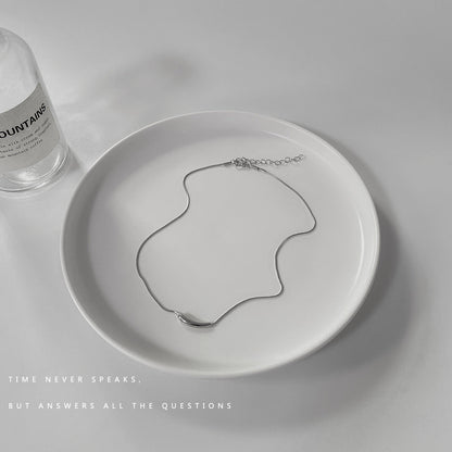 Women's Niche Design Korean Style Water Drop Necklaces