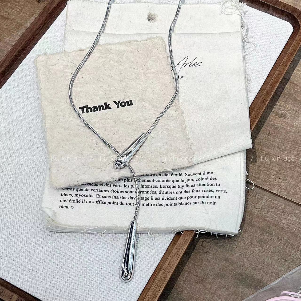 Women's Adversity High-grade For Design Fashion Sweater Chain Necklaces