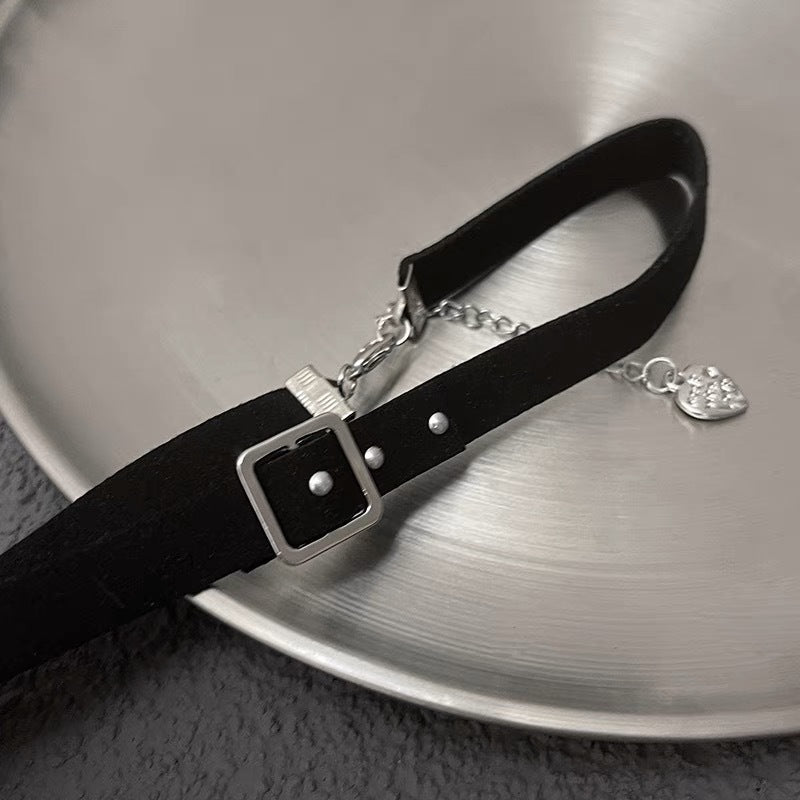 Women's Leather Rope Collar Design High-grade Clavicle Necklaces