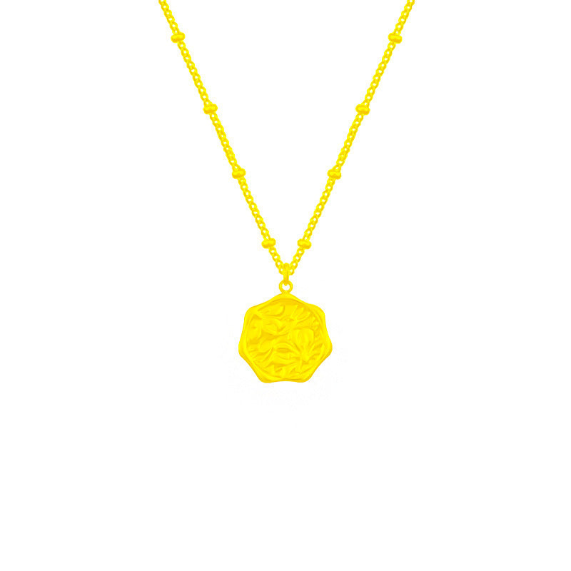 Geometric Rose Light Luxury High-grade Pendant Niche Fashion Clavicle Necklaces