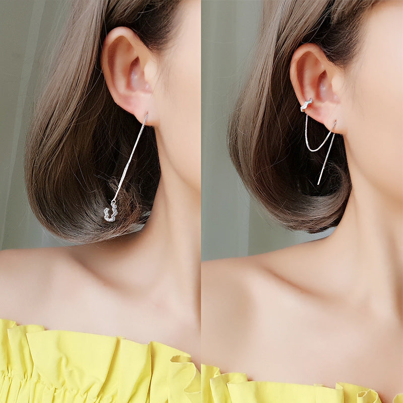 Female Simple Graceful Metal Quality Street Earrings