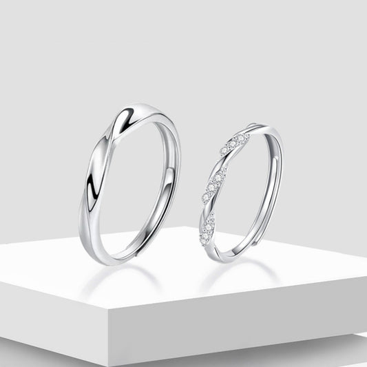 Women's & Men's & Double Knot Couple And Fashion Design Open Rings