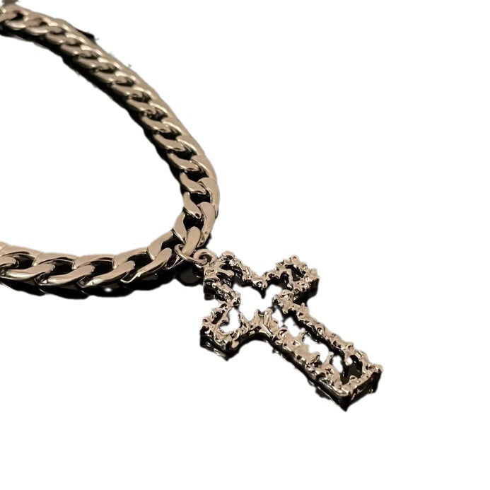 Style Melting Cross Hip Hop Cuban Necklaces